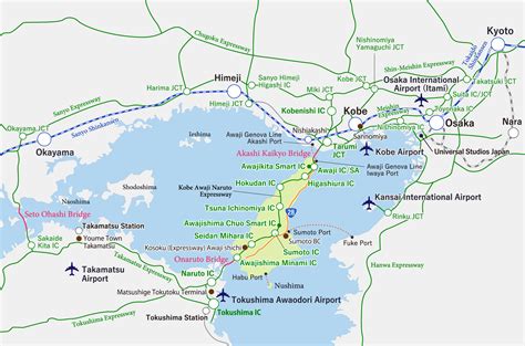 Access To Awaji Island Awaji Island Tourism Guide