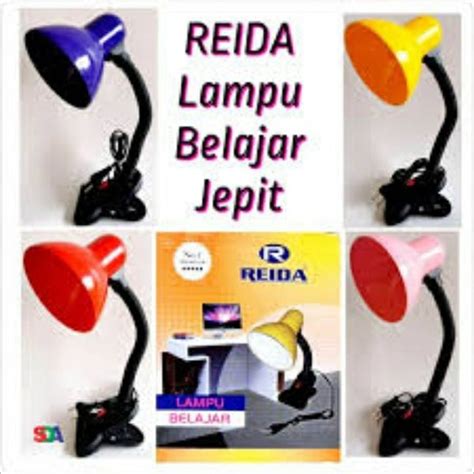 Jual Desk Lamp Jepit Reida Lampu Belajar Jepit Elastis Lampu Led Plc Di