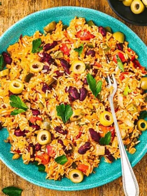 Spanish Rice and Beans - The Mediterranean Dish