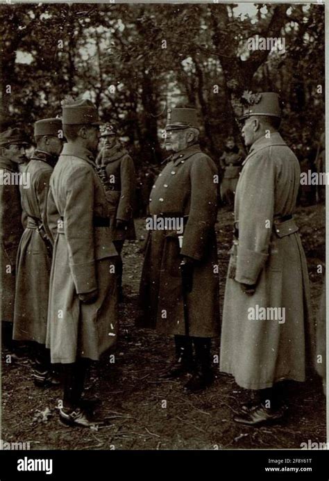 Army Commandant Archduke Friedrich Inspects The Troops Of The Th