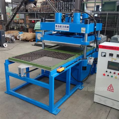 Rubber Floor Tiles Molding Press Plant Interlock Tiles Floor