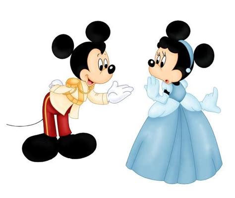 Mickey And Minnie As Prince Charming And Cinderella Minnie Mouse