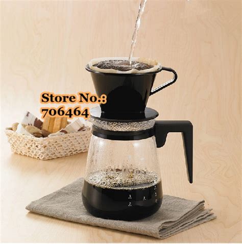 1000ml coffee dripper/water&ice drip coffee maker manual coffee brewer ...