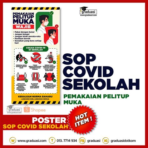 SOP Covid Sekolah Pemakaian Pelitup Muka Dan Peraturan Covid19 Sekolah