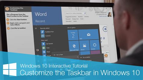 Customize The Taskbar In Windows 10 CustomGuide