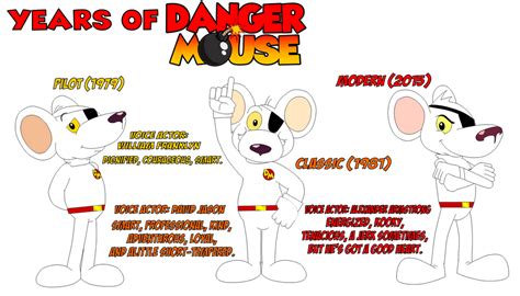 The Years Of Danger Mouse By Ashleywolf259 On Deviantart