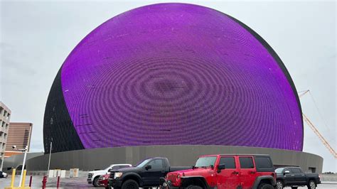 They Turned On The MSG Sphere!!! - Las Vegas Construction Update - Shot ...