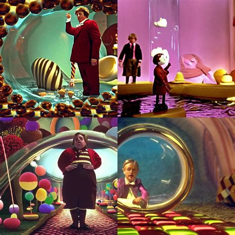 Willy Wonka And The Chocolate Factory Augustus Gloop In Pipe