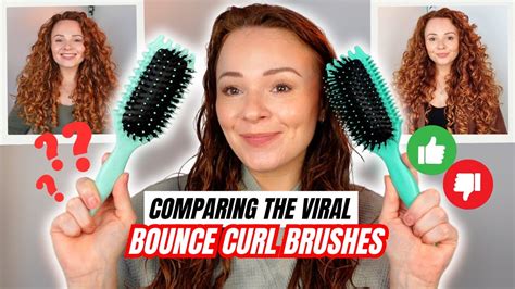 VIRAL BOUNCE CURL BRUSH COMPARISON Define EdgeLift Brush VS Volume