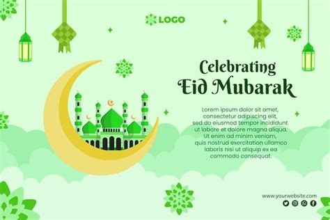 Premium Vector Happy Eid Mubarak Ramadhan Kareem