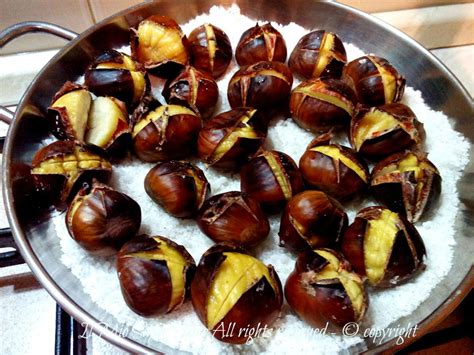 Caldarroste Al Sale Come Cuocere Le Castagne