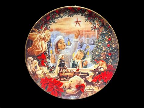 Vintage 1997 Porcelain Collector Plate a Christmas Wish, Limited ...