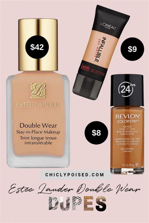 Estee Lauder Double Wear Foundation Dupes - Chiclypoised