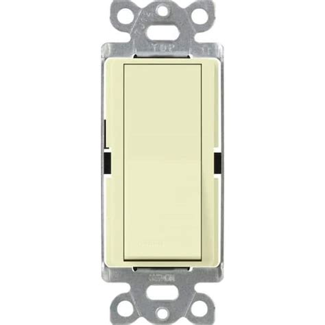 Lutron Claro On Off Switch 15 Single Pole Almond CA 1PS AL CA