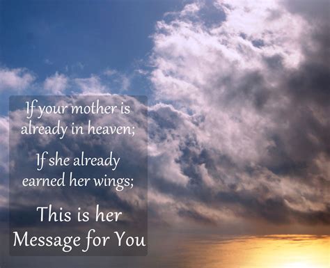 Your Mothers Day Message From Your Angel Mom In Heaven Mother Day