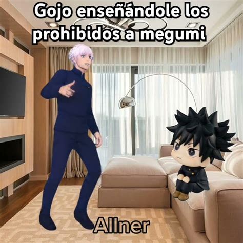 Gojo Ense Andole Los Prohibidos A Megumi Anime Jujutsukaisen Humor