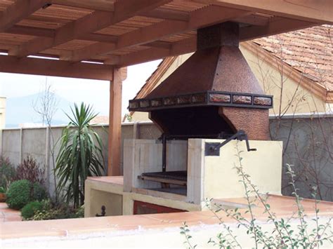 Campana De Cobre Martillado Con Reborde En Cobre Casado Chimeneas