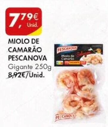 Promo O Miolo De Camar O Pescanova Gigante G Em Pingo Doce