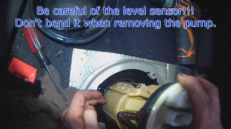 Vw A4 Golf Jetta Fuel Pump Removal Youtube