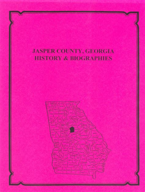 Jasper County, Georgia History and Biographies - Southern Genealogy Books