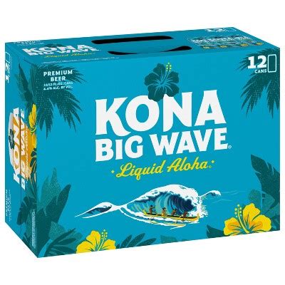 Kona Big Wave Golden Ale Beer Pk Fl Oz Cans Target