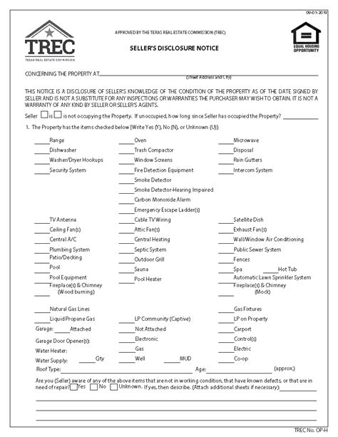 Free Texas Real Estate Listing Agreement Pdf Word