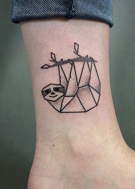 Simple Sloth Tattoo