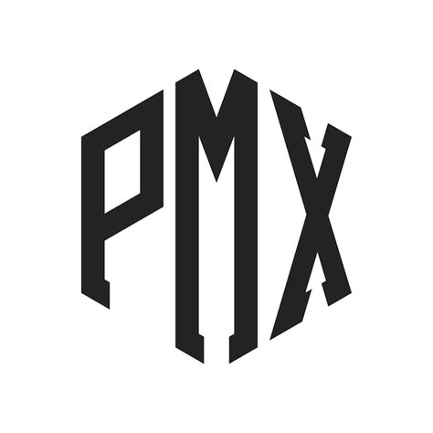 premium vector pmx logo design initial letter pmx monogram logo