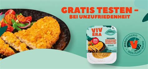 Vivera Veganes Knuspriges Schnitzel H Hnchen Art Gratis Ausprobieren