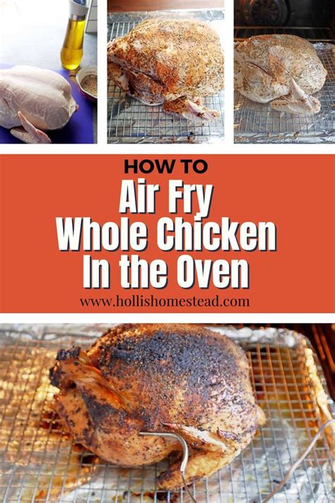 Crispy Air Fryer Whole Chicken Air Fry Range Recipe Hollis Homestead [video] Recipe [video