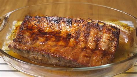 Costilla De Cerdo Al Horno Con Miel Cocina Casera Y Facil