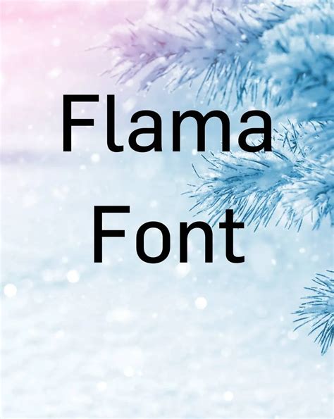 Flama Font Free Download