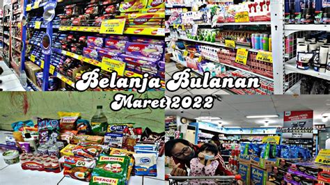 Belanja Bulanan Maret 2022 Grocery Shopping Ratu Swalayan Malang