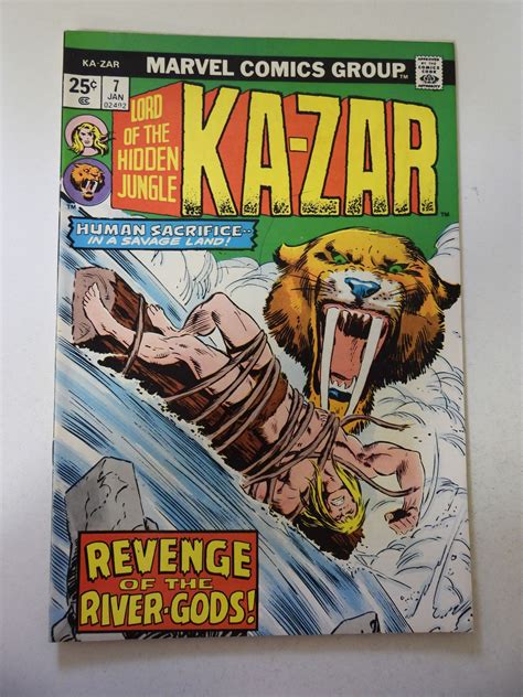 Ka Zar 7 1975 FN VF Condition Comic Books Bronze Age Marvel Ka