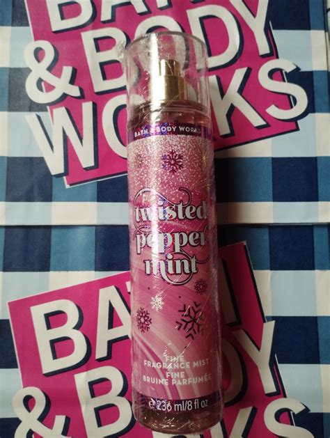 BBW Twisted Peppermint Fine Fragrance Mist 236ml Beauty Personal