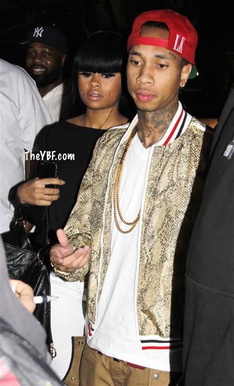 Rapper Tyga & Stripper Girlfriend Blac Chyna Hit The Clippers Game ...