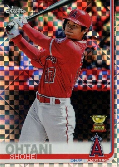 Shohei Ohtani 2019 Topps Chrome 1 X Fractor Batting PSA 8 Price