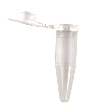 Microcentrifuge Tubes 1 5 Ml Natural PP With Lid Pack Of 1000