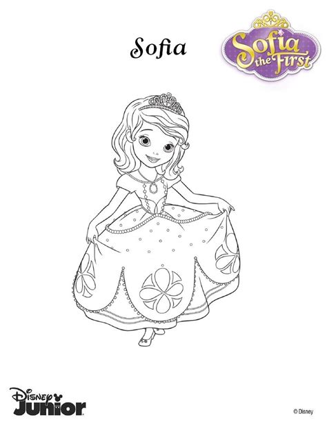 Beautiful princess sofia coloring pages - Hellokids.com