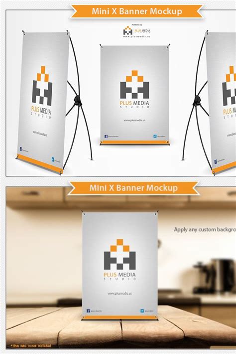 Mini X Banner Mockup – MasterBundles