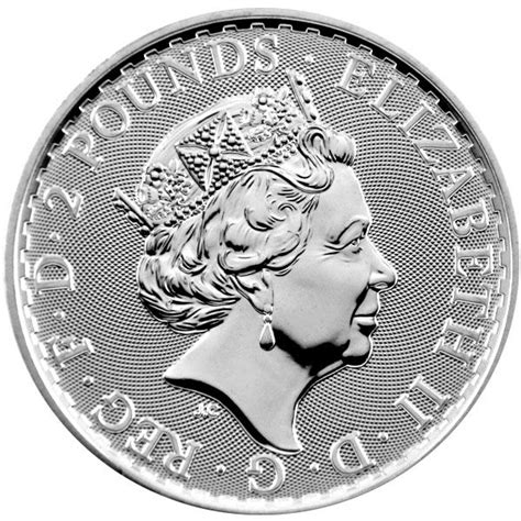 Oz Silber Gro Britannien Britannia Elizabeth Ii Welt