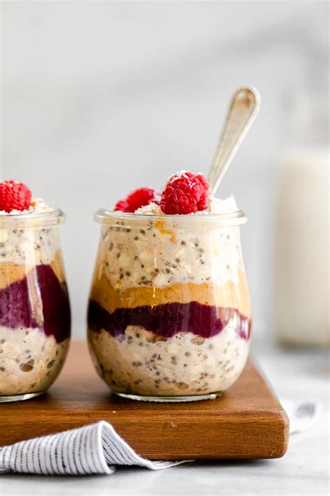 Peanut Butter And Jelly Overnight Oats Eat With Clarity