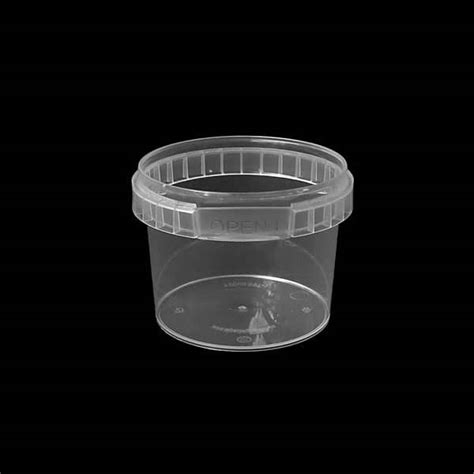 Tamper Evident Containers | Round Tamper Evident Tub and Lid Container