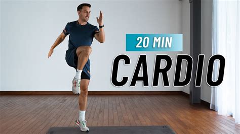 20 Min Beginner Cardio Workout For Fat Burn No Equipment At Home Youtube