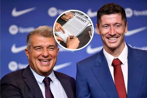 La cláusula secreta que puede romper el contrato de Lewandowski