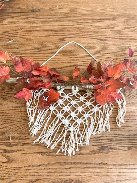 Easy Diy Fall Macrame Wall Hanging Joyful Derivatives