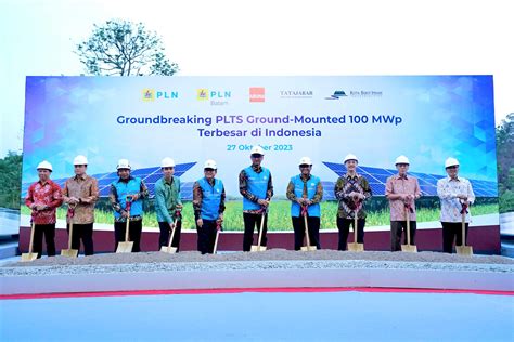 PLTS Ground Mounted Terbesar Di Indonesia Dibangun Di Purwakarta