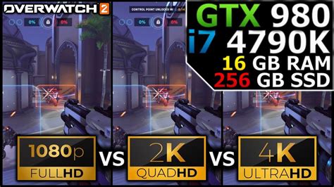 Overwatch P Vs P Vs Gtx I K Gb Ram