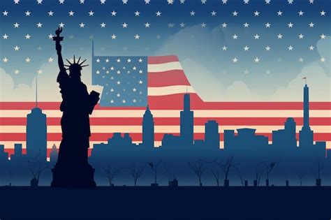 Premium Photo Land Of Liberty Usa Memorial Day Background