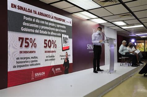 Anuncian descuentos en trámites vehiculares por el Buen Fin en Sinaloa